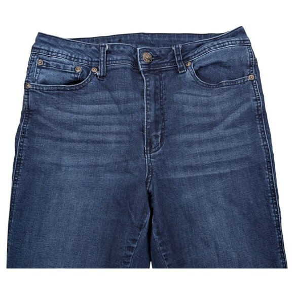 Seven7 High Rise Ankle Skinny Jeans Womens 10 Blue Pants Stretch *READ - Picture 3 of 15